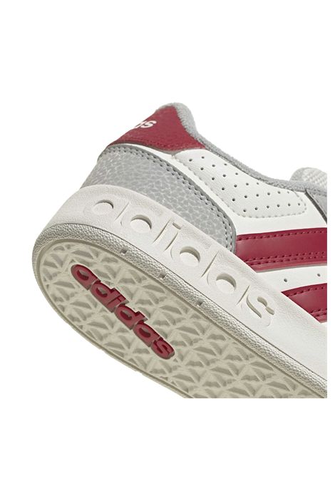 Scarpe Adidas Breakbase Bianco Grigio Rosso Bambini ADIDAS CORE | Sneakers | KJ9594-